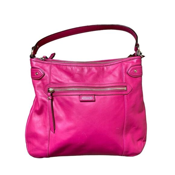 COACH Fuchsia Pink Shoulder Bag Purse - Picture 2 of 9
